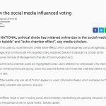 ให้สัมภาษณ์ The Nation : How the social media influenced voting