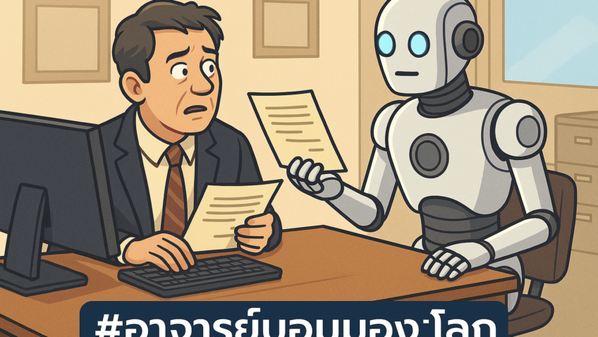 เมื่อ AI บุก: เจ้าหน้าที่รัฐต้องปรับ หรือปล่อยให้ AI แย่งงาน