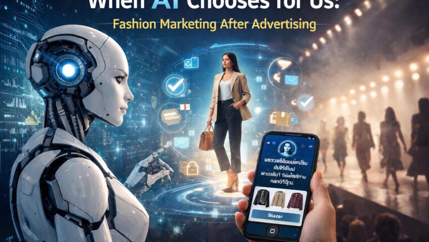 การตลาดแฟชั่นหลังยุคโฆษณา: เมื่อ AI เป็นคนเลือกแทนเรา