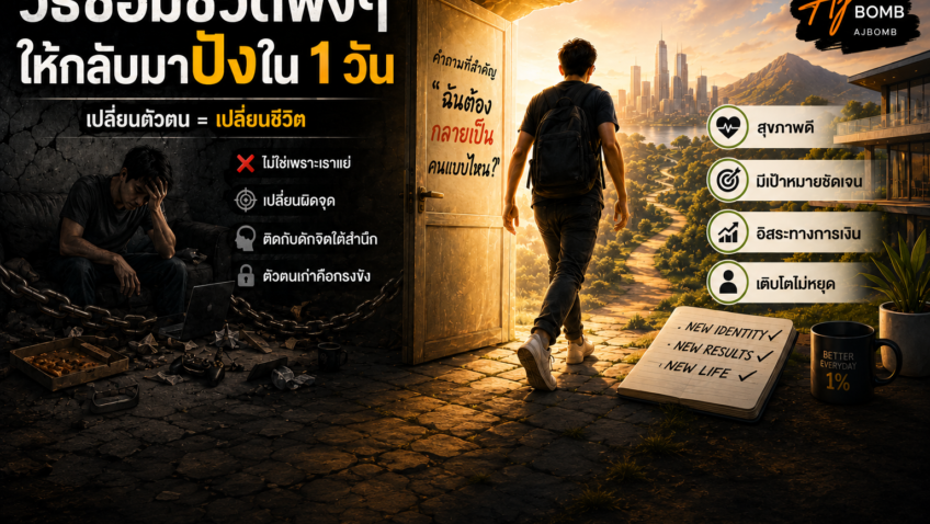 วิธีซ่อมชีวิตพัง ๆ ให้กลับมาปังใน 1 วัน:  บทเรียนจาก Dan Koe ในแบบอาจารย์บอม